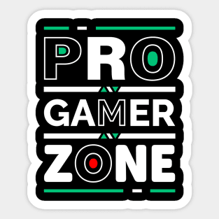 Pro Gamer Zone Sticker